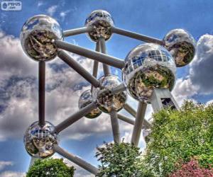 Puzzle Atomium, Bruxelles, Belgique