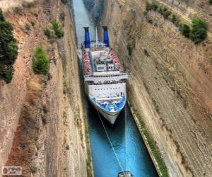 Puzzle Canal de Corinthe, Grèce