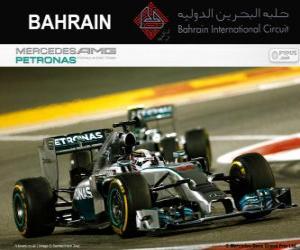 Puzzle Champion Lewis Hamilton Grand Prix Bahreïn 2014