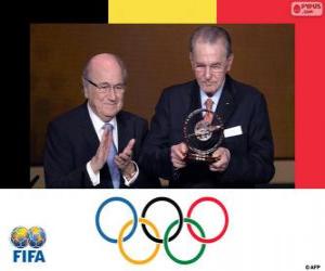 Puzzle Distinction présidentielle de la FIFA de 2013 pour Jacques Rogge