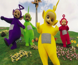 Puzzle Les Télétubbies: Laa-Laa, Tinky Winky, Po et Dipsy