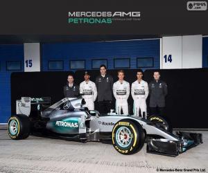 Puzzle Mercedes F1 Team 2015