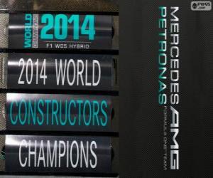 Puzzle Mercedes F1 Team, champion 2014