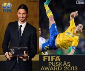 Puzzle Prix Puskas de la FIFA de 2013 pour Zlatan Ibrahimovic