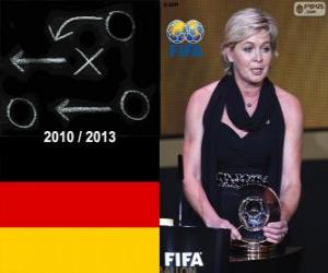 Puzzle Silvia Neid entraîneur Année 2013 Football Féminin de la FIFA