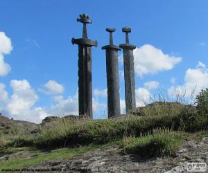 Puzzle Sverd i fjell, Norvège