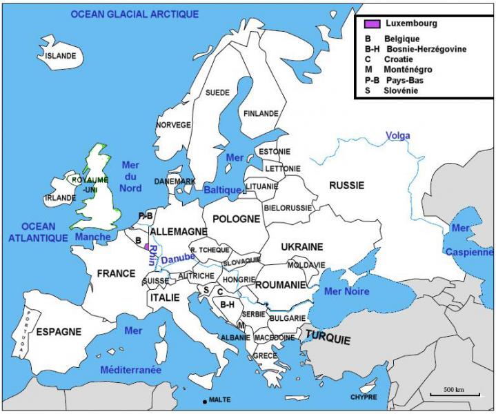 puzzle de l'europe puzzle